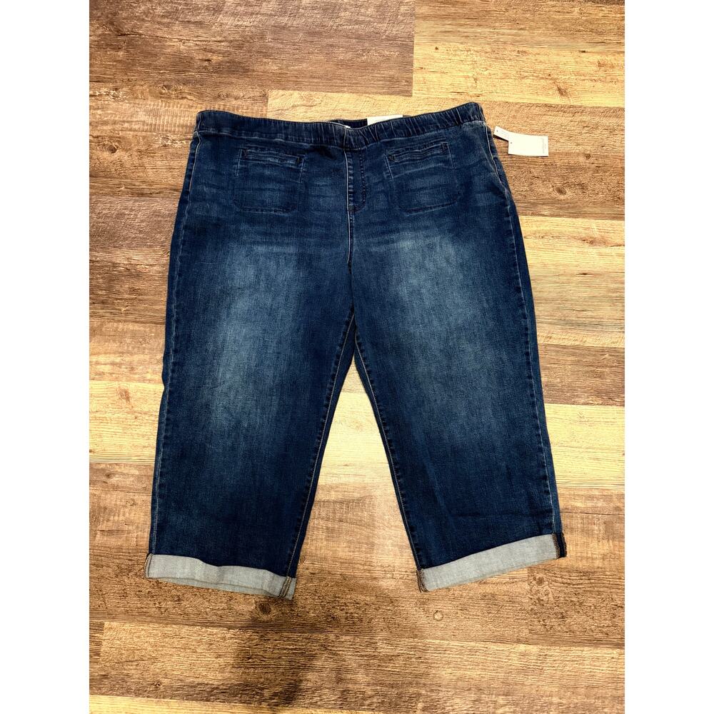 Westbound High Rise Crop Jeggings Size 24W NWT